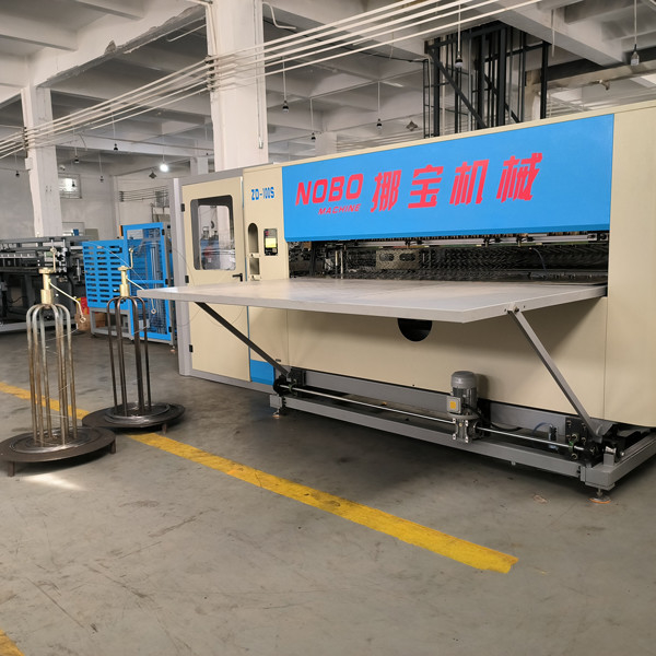 Chaîne de production de noyau de lit de ressort de matelas de servocommande 100 ressorts/minute