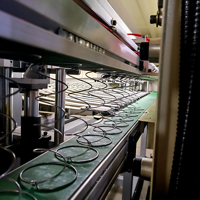 1.3-1.6mm ligne de matelas de fil de diamètre avec ressort Bonnell et 4-7 enroulements